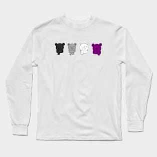 Asexual Cute Bears Long Sleeve T-Shirt